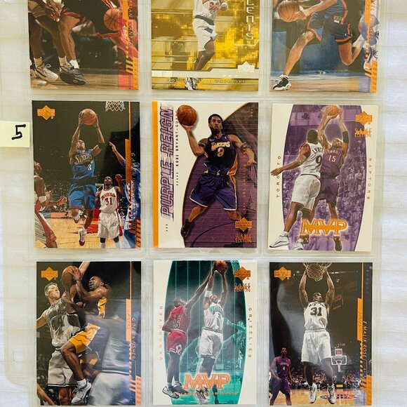 LOT OF 9 BASKETBALL TRADING CARDS. MINT CONDITION. Includes a KOBE BRYA… - Picture 6 of 9